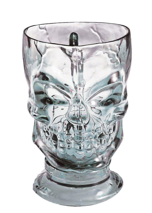 Clear Skull Pitcher Halloween Prop Decoration