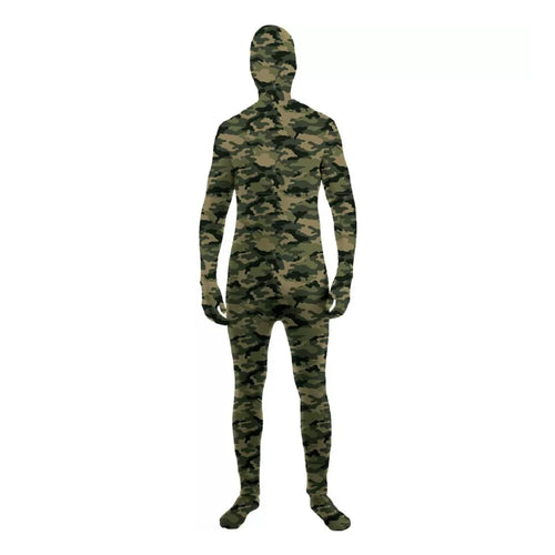 Disappearing Man Invisible Costume Jumpsuit Child: Camo