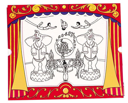 Circus Magic Picture Frame Halloween Décor