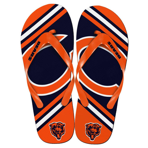 Chicago Bears NFL Unisex Big Logo Flip Flops