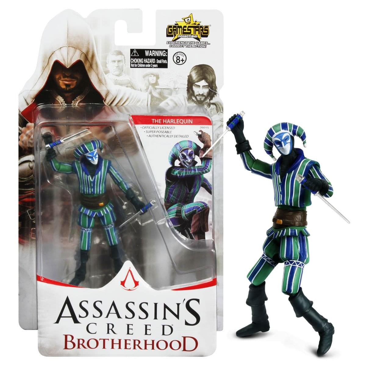 Assassin's Creed Brotherhood 4 Inch Action Figure - The Harlequin