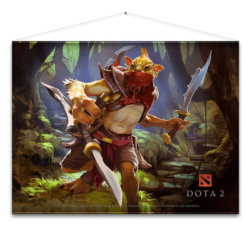 DOTA 2 28x39 Wall Scroll Bounty Hunter