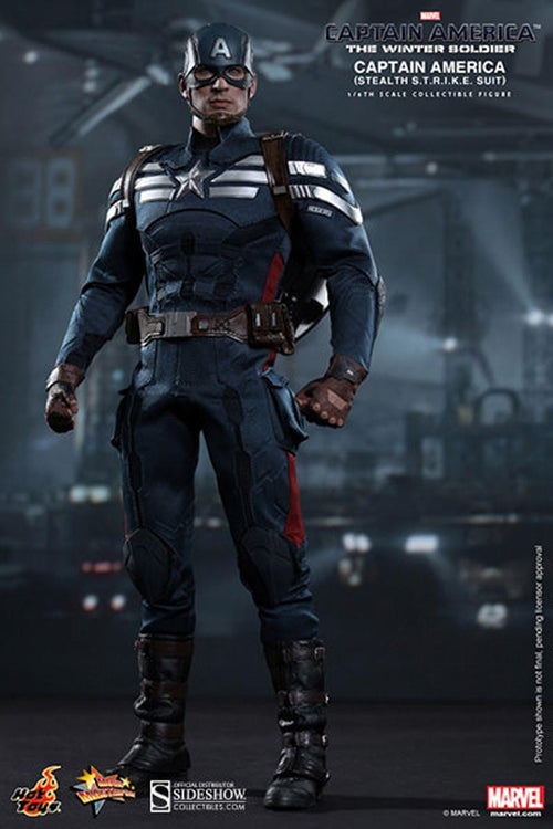 Captain America The Winter Soldier 1:6 Masterpiece Action Figure By Hot Toys
