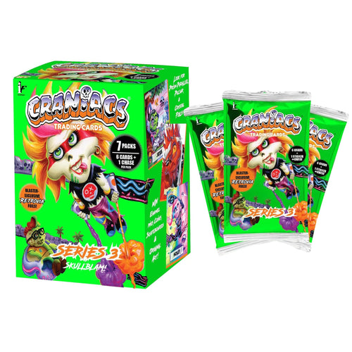 Craniacs Series Trading Cards Skullblam 7-Pack Blaster Box