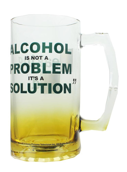 Breaking Bad Alcohol Is Not A Problem, It’s A Solution Glass Beer Mug