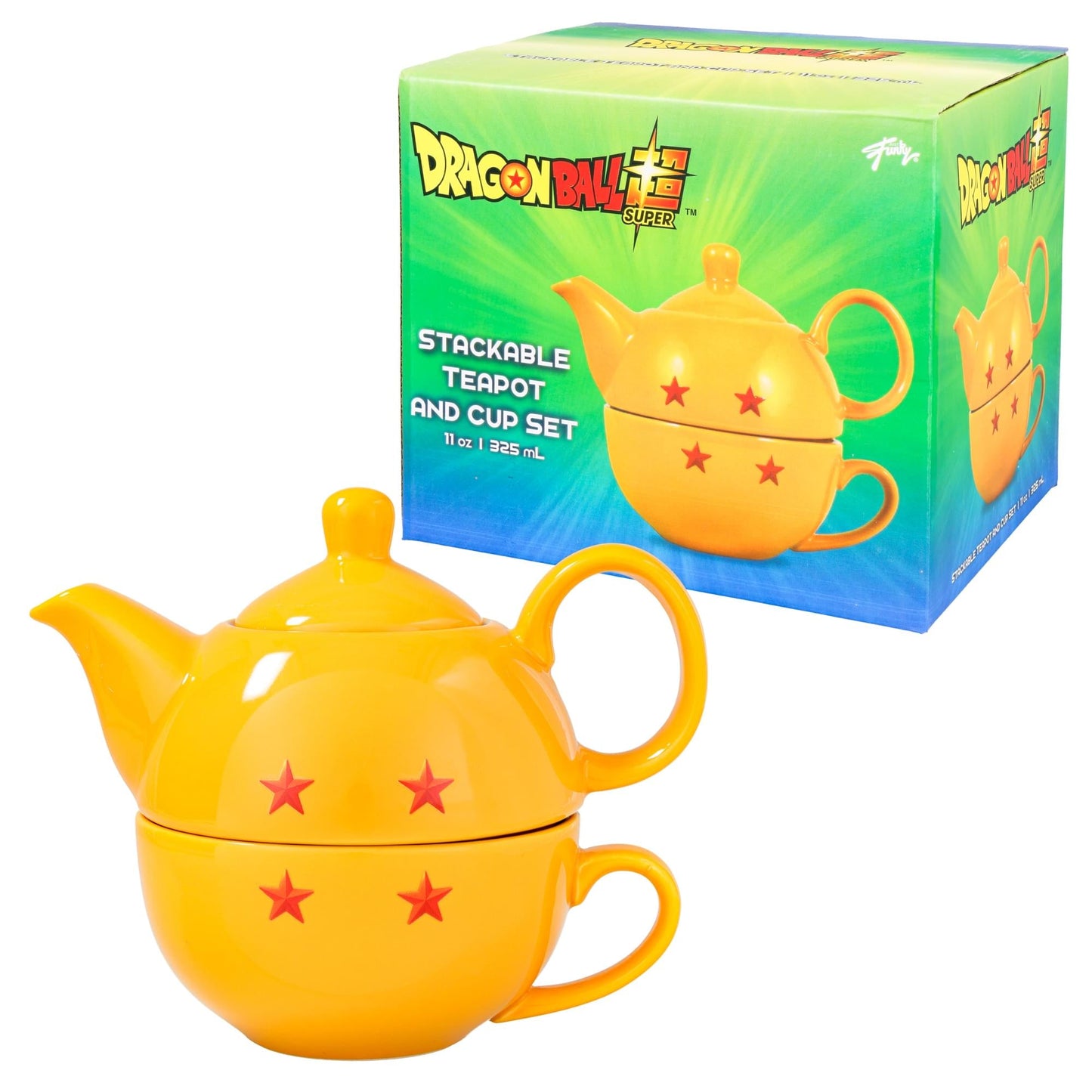 Dragon Ball Super Stackable 11oz Teapot and Cup Set