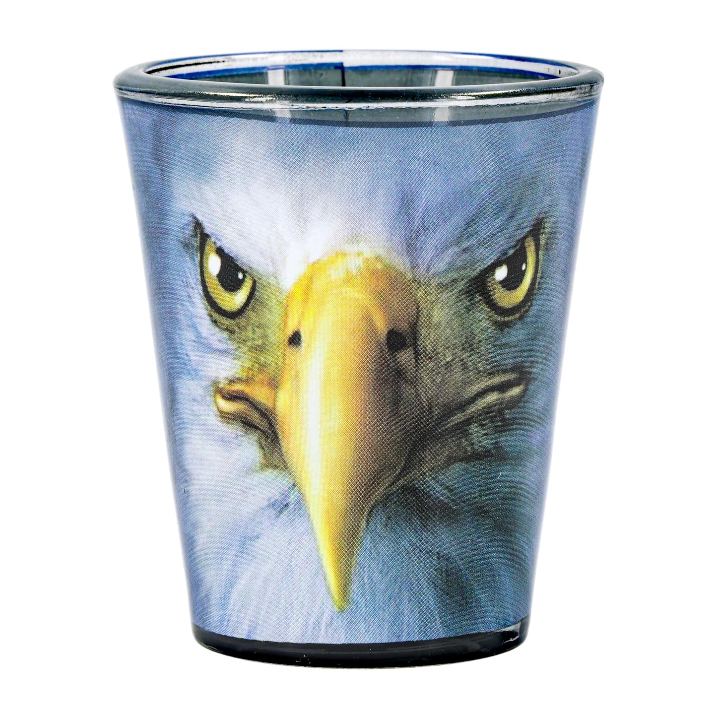Eagle Face 2oz Shot Glass