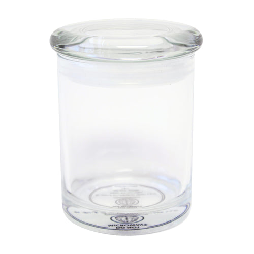 Airtight Clear Glass Jar 3oz Storage Container with Lid