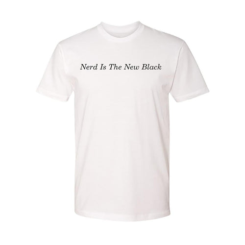 Black-ish Nerd Is The New Black Adult White T-Shirt