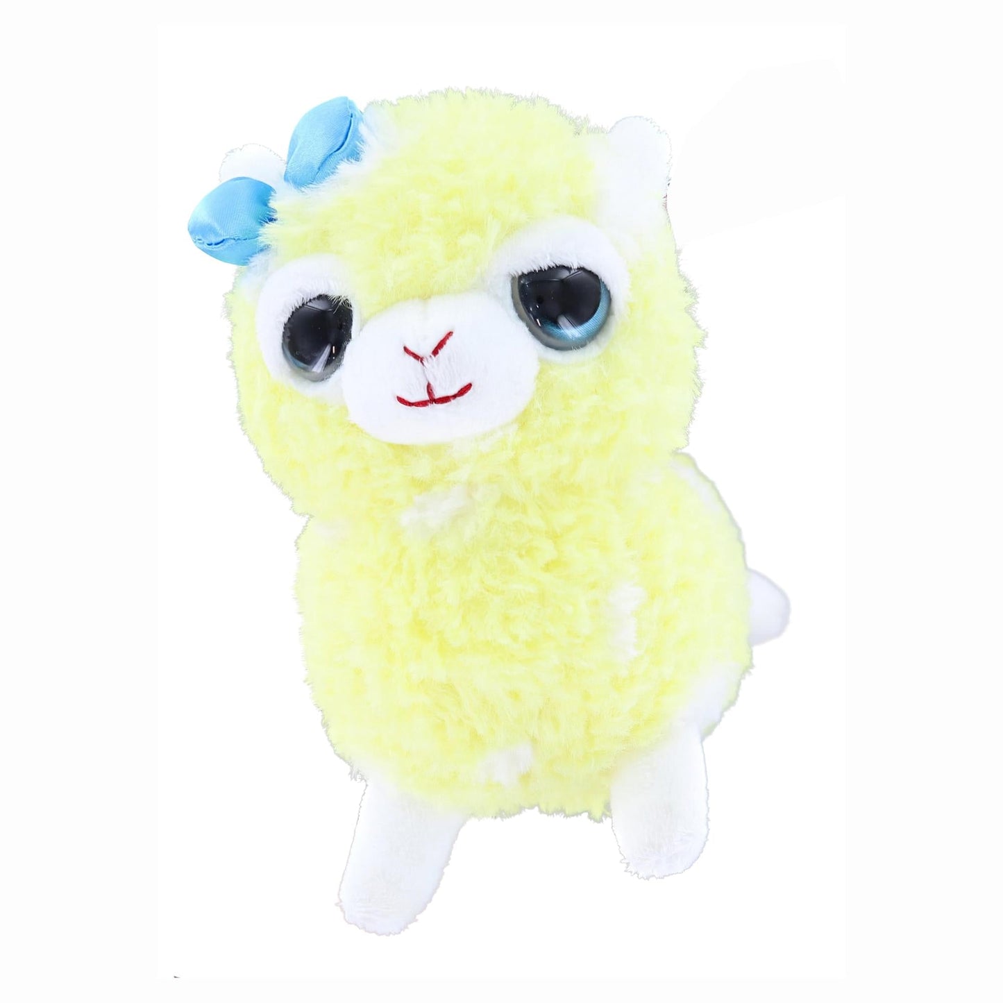 Cute and Cuddly 6 Inch Alpaca Plush | Light Yellow