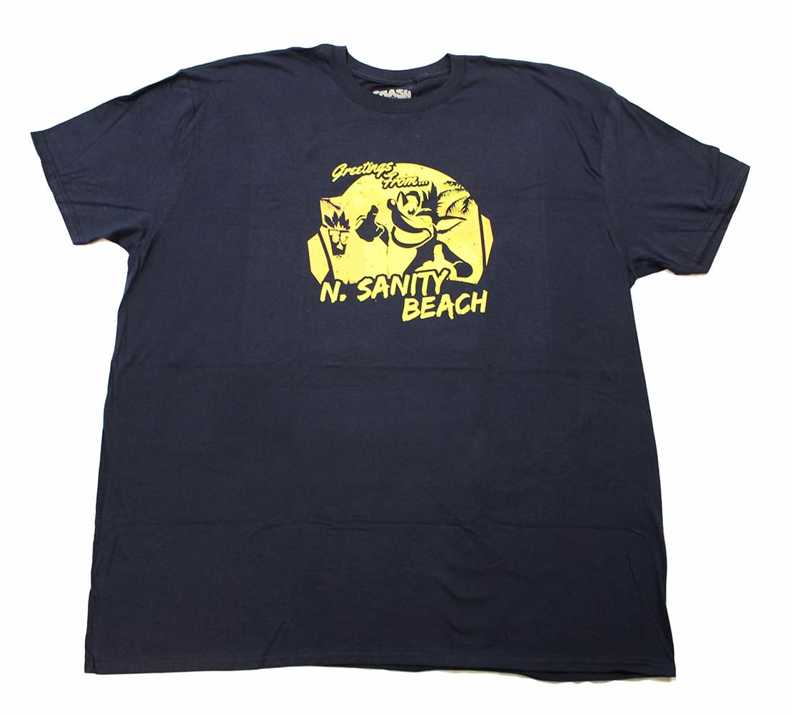 Crash Bandicoot N.Sanity Beach Adult T-Shirt Loot Crate Exclusive