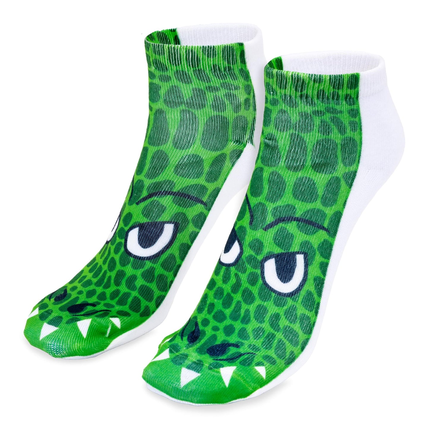 Crocodile Photo Print Ankle Socks