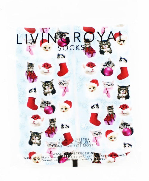 Christmas Kitties Ankle Socks