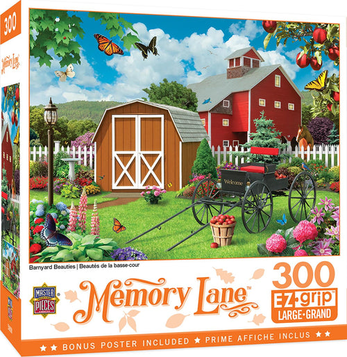 Barnyard Beauties 300 Piece Large EZ Grip Jigsaw Puzzle