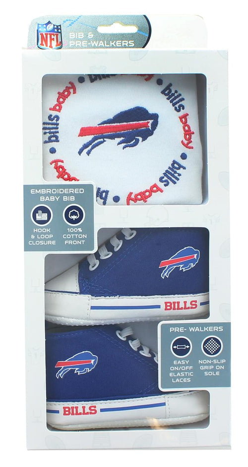 Buffalo Bills NFL 2-Piece Baby Gift Set | Bib & Pre-Walkers
