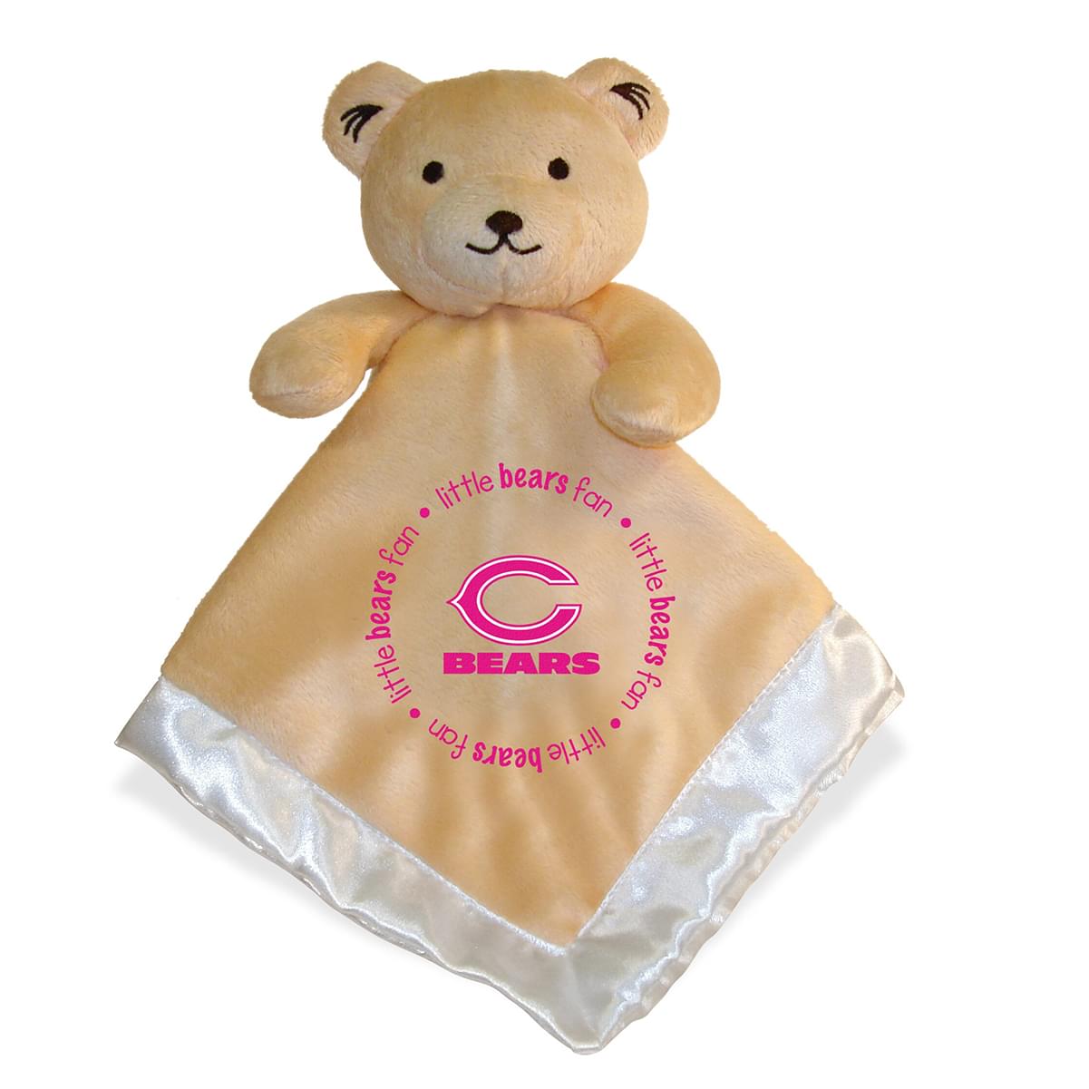 Chicago Bears NFL Plush Teddy Bear Baby Blanket