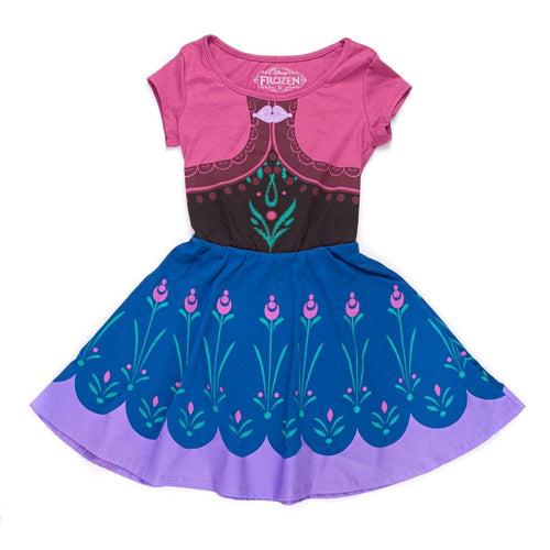 Disney's Frozen I Am Anna Girls Skater Dress