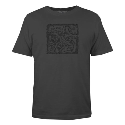 DOTA 2 Battlefield Logo Men's Charcoal Tee with Digital Unlock Code
