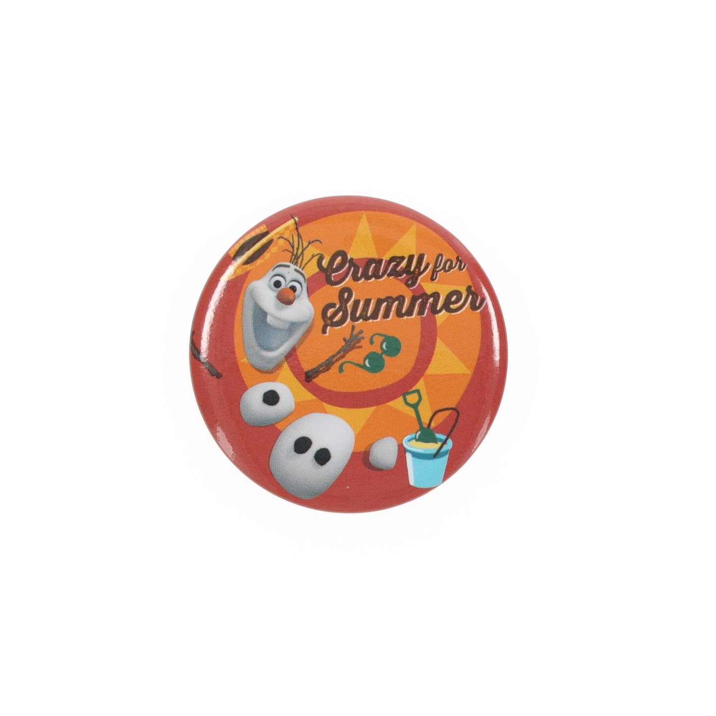 Disney's Frozen 1.5 Button: Olaf Crazy For Summer