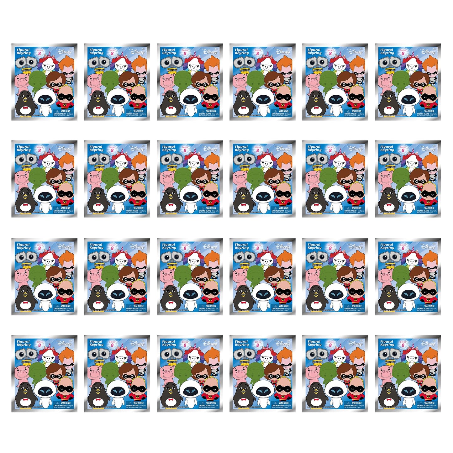 Disney Series 8 Blind Bag Foam Figural Key Ring | Case of 24
