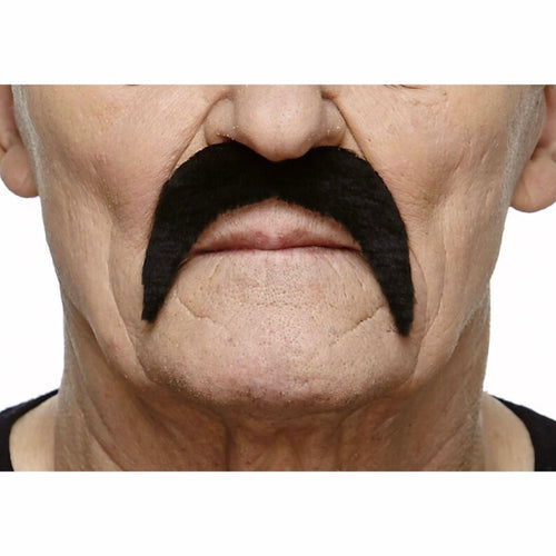 70's Black Moustache Adult Costume Accessory