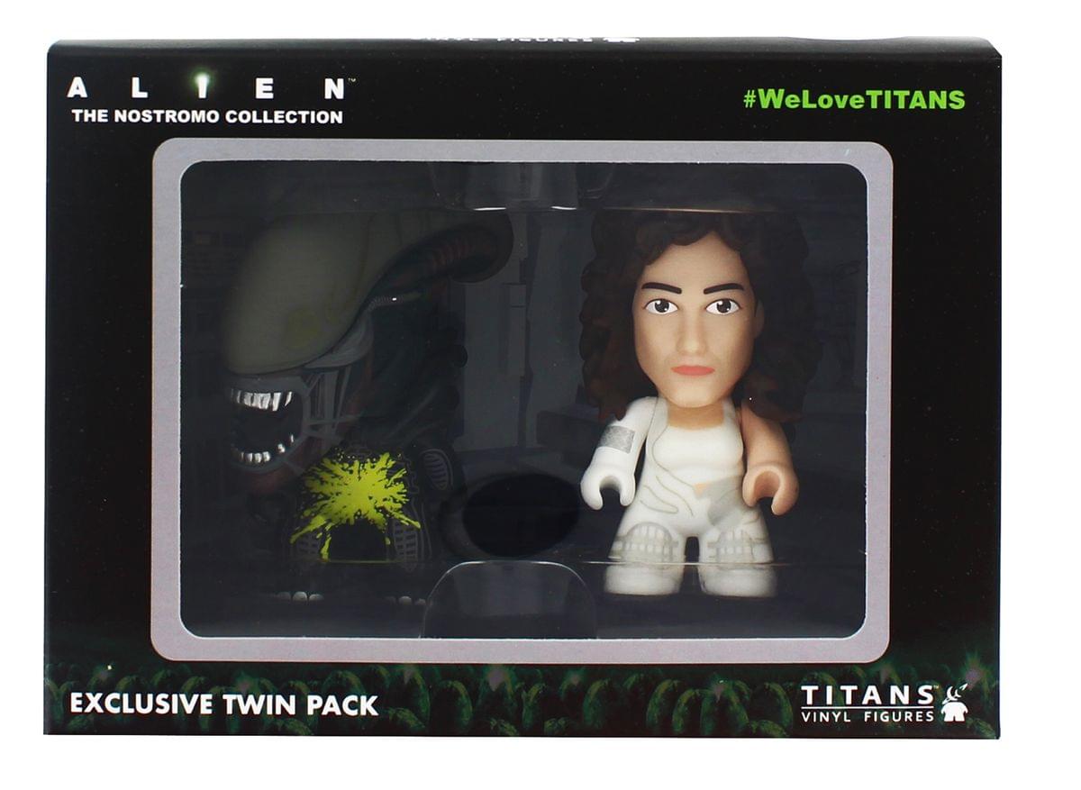 Alien Titan 3 Vinyl Figure 2-Pack: Pre-Suit Ripley & Acid Alien