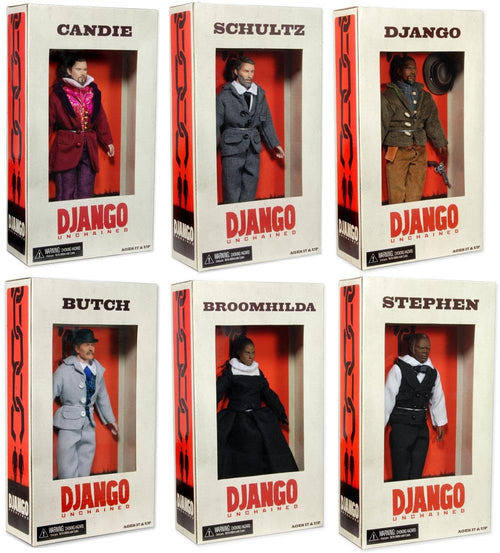 Django Unchained Series 1 8 Action Figure Set Of 6