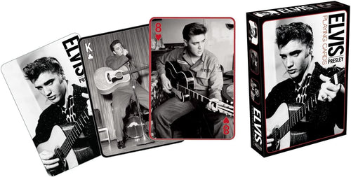 Elvis Presley Black & White Playing Cards | 52 Card Deck + 2 Jokers