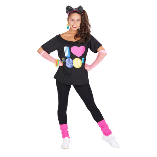 80s T-shirt Adult Costume