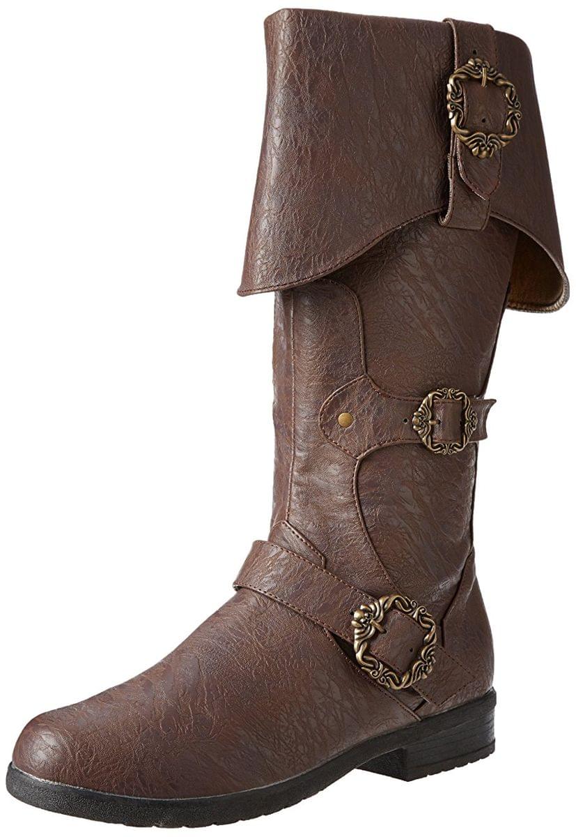 Carribean Men's Costume Boots, Brown