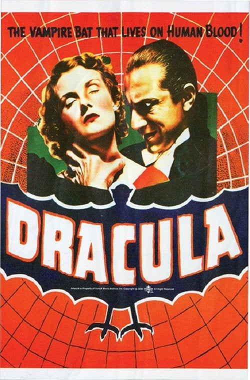 Dracula Movie Poster Cling Halloween Decoration