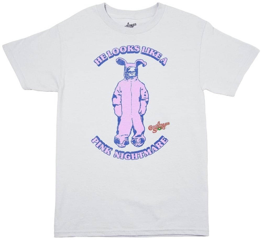 A Christmas Story Pink Nightmare T-Shirt Adult