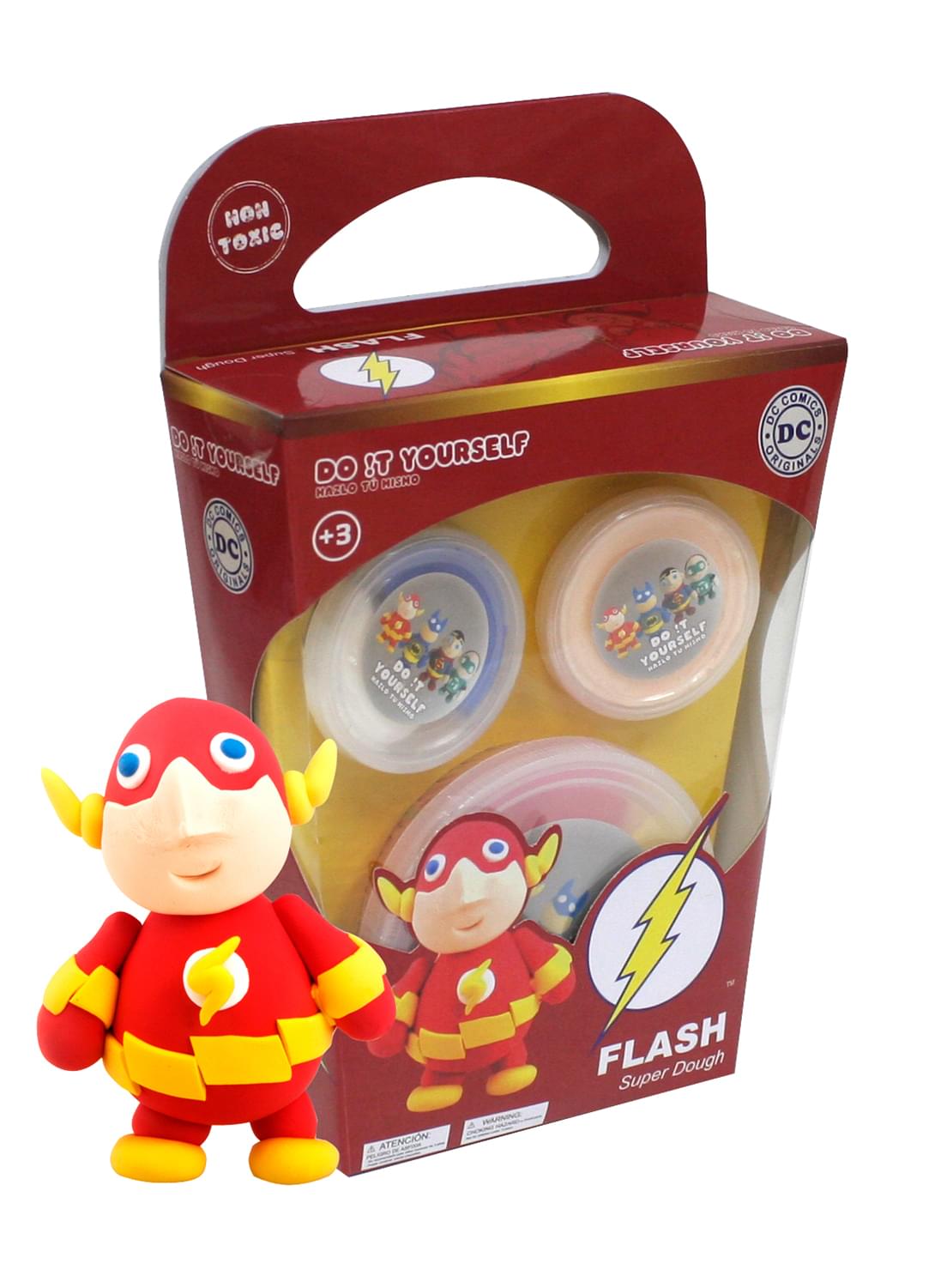 DC Comics Do-It-Yourself Super Dough Modeling Set | The Flash