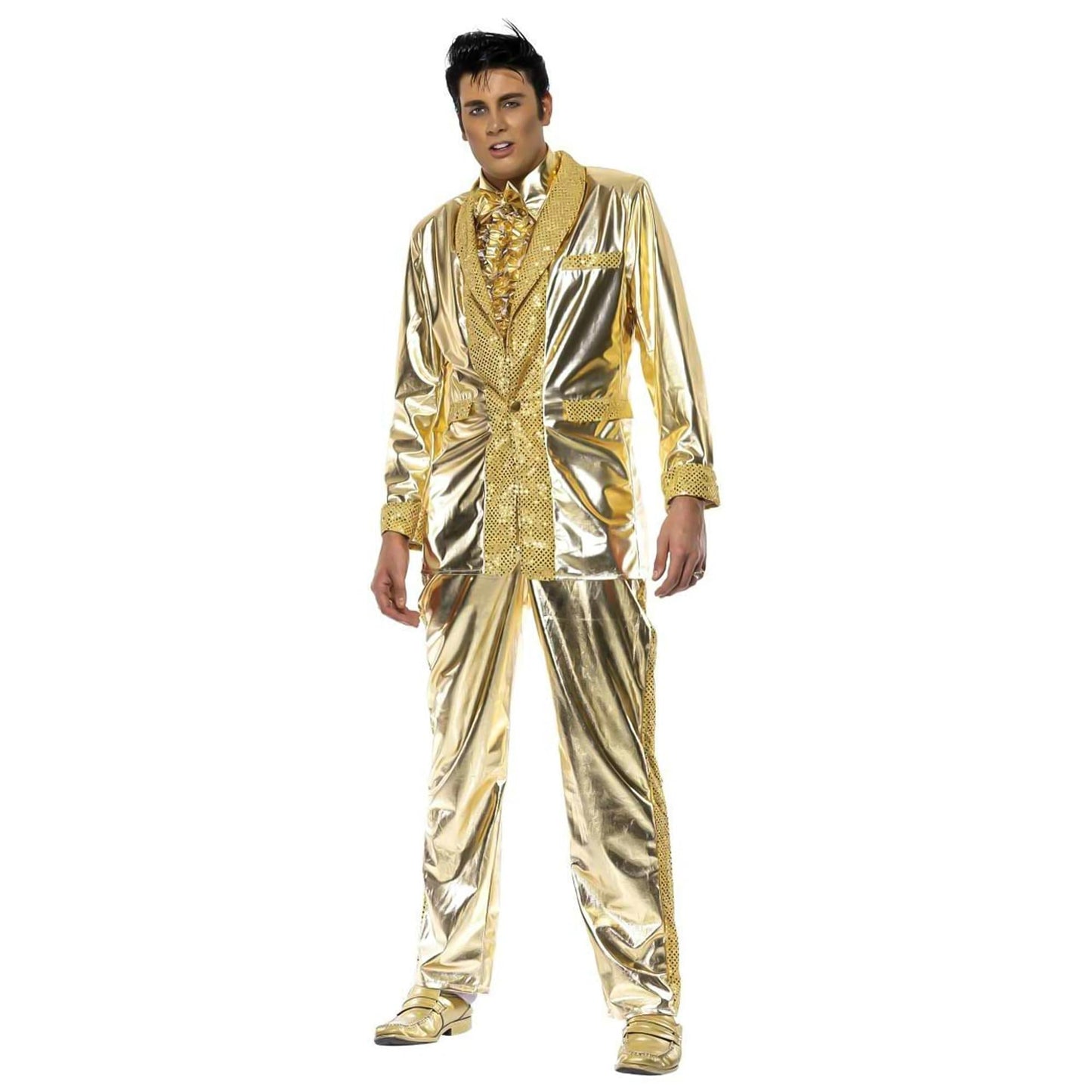 Elvis Gold Lame Chest Child Costume