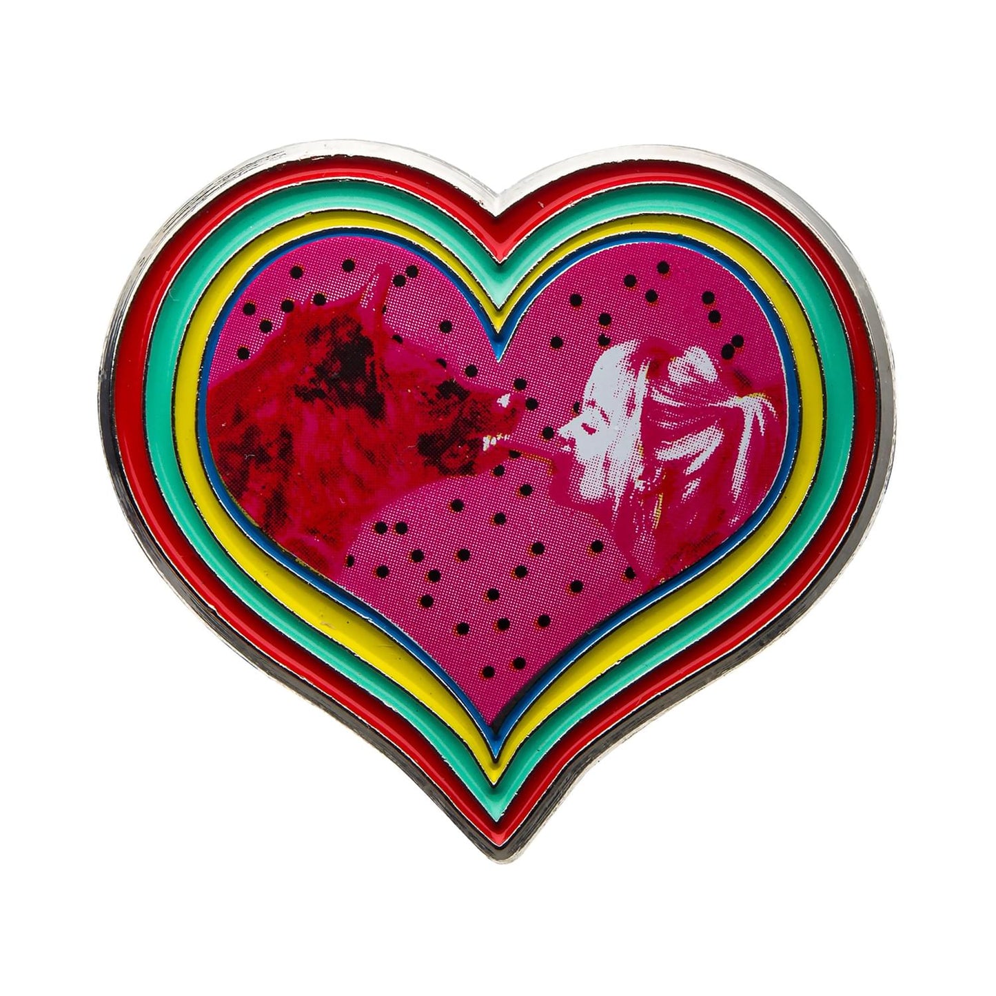 Birds of Prey Harley Quinn & Hyena Enamel Collector Pin
