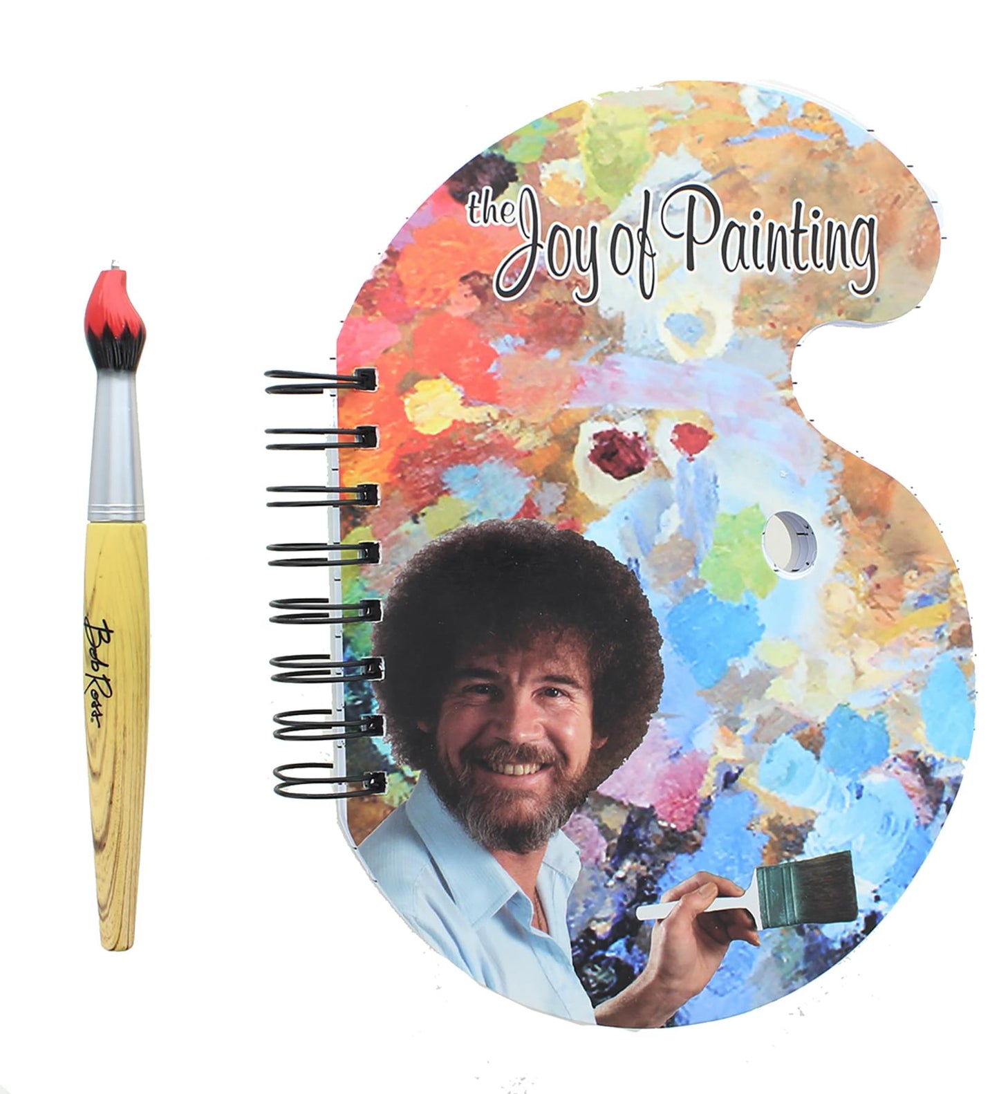 Bob Ross The Joy of Painting Paint Palette Journal & Brush Pen