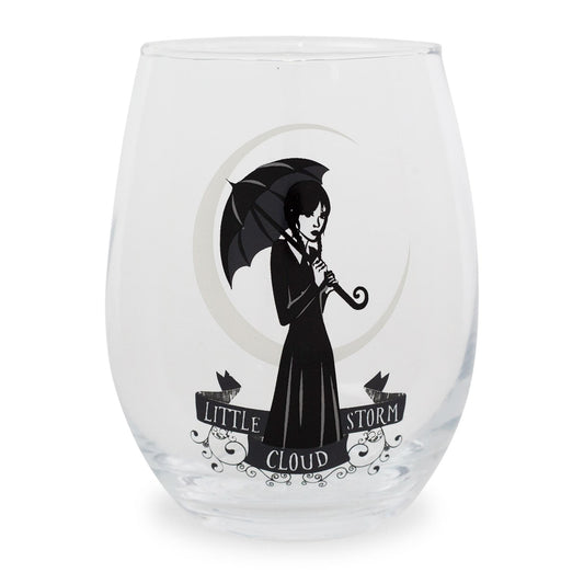 Addams Family Wednesday Little Storm Cloud Stemless Wine Glass | 20 Ounces