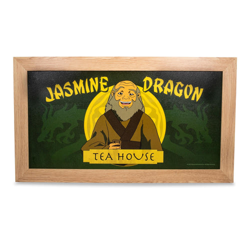 Avatar: The Last Airbender Jasmine Dragon Tea House Hanging Sign Framed Wall Art