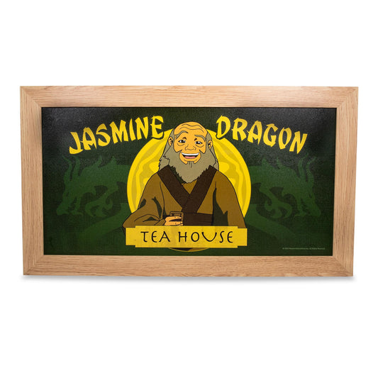Avatar: The Last Airbender Jasmine Dragon Tea House Hanging Sign Framed Wall Art