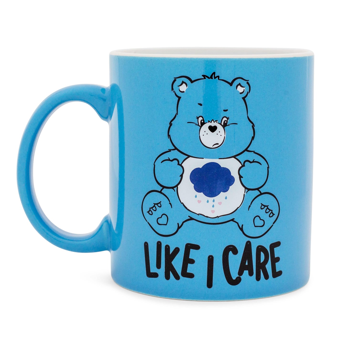 Care Bears Grumpy Bear Like I Care Ceramic Mug | Holds 20 Ounces