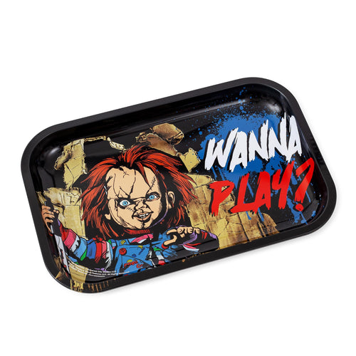 Child's Play Chucky Wanna Play? Tin Tray | 11 x 7 Inches
