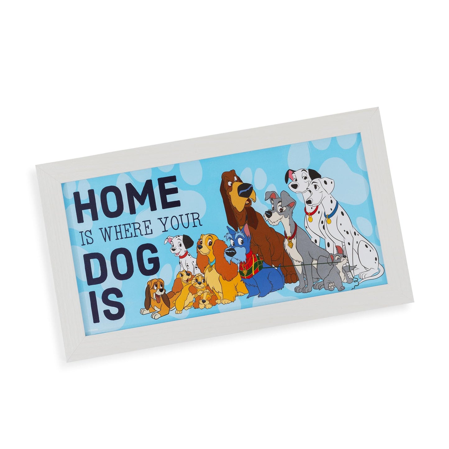 Disney Home Is Where Your Dog Is Wooden Hanging Wall Art | 10 x 18 Inches