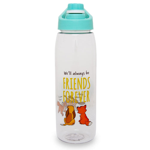 Disney Fox and the Hound Friends Forever Water Bottle with Lid | 28 Ounces