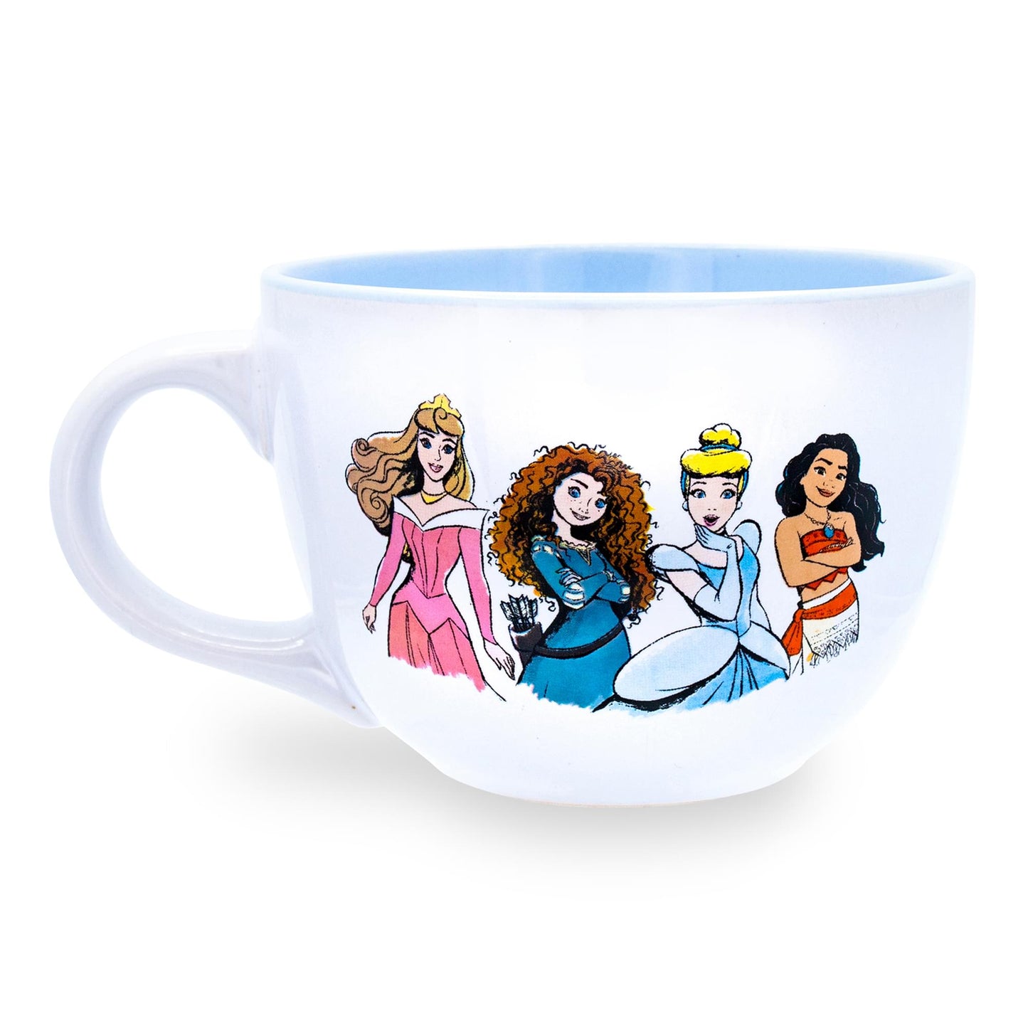 Disney Princess Courage To Be Kind Ceramic Soup Mug | Holds 24 Ounces