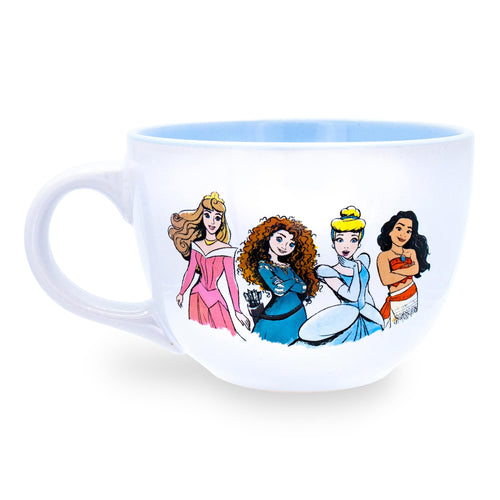 Disney Princess Courage To Be Kind Ceramic Soup Mug | Holds 24 Ounces