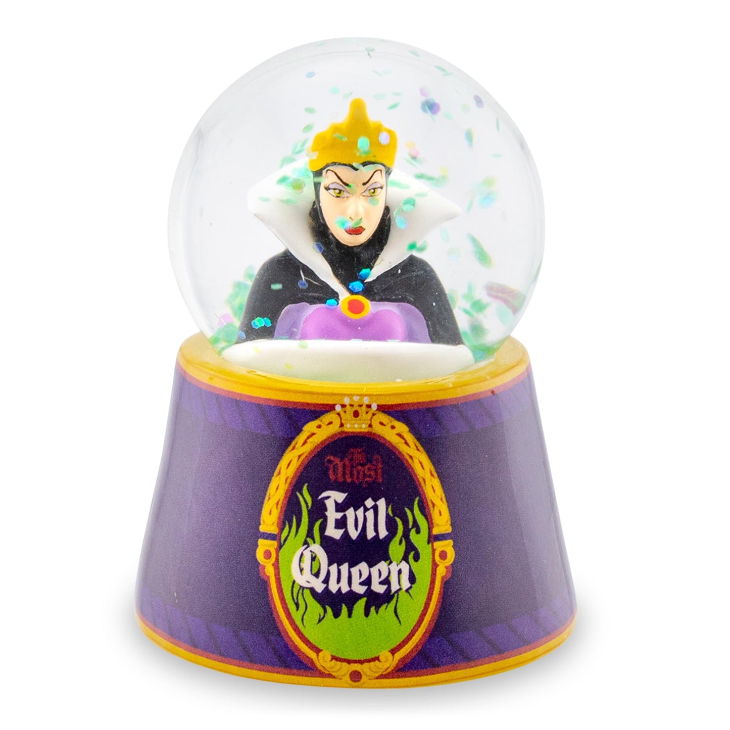 Disney Snow White Evil Queen Mirror, Mirror Mini Light-Up Snow Globe