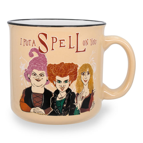 Disney Hocus Pocus Put A Spell On You Ceramic Camper Mug | 20 Ounces