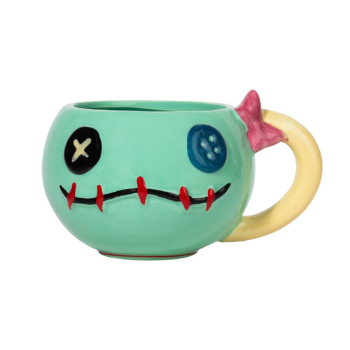 Disney Lilo & Stitch Scrump 3D Sculpted Ceramic Mug | Holds 21 Ounces