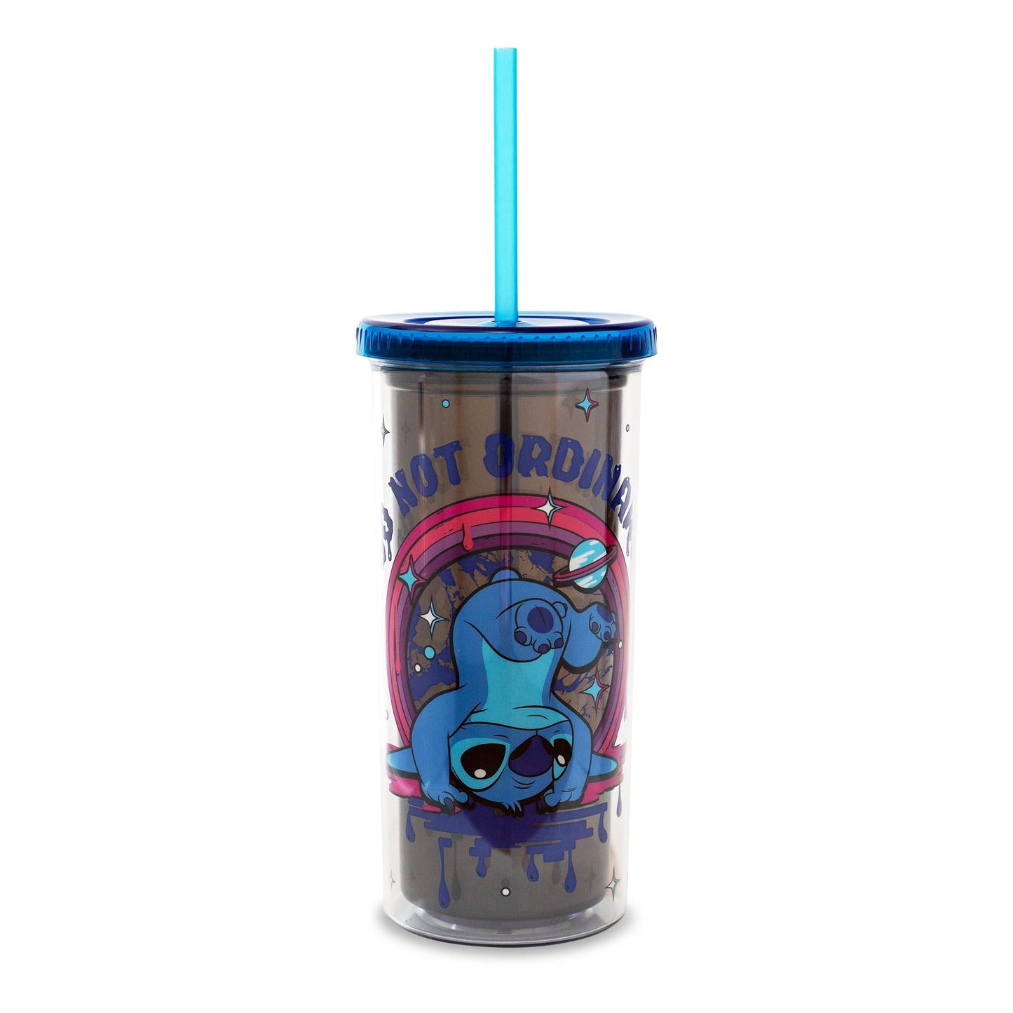 Disney Lilo & Stitch So Not Ordinary 20-Ounce Carnival Cup With Lid and Straw