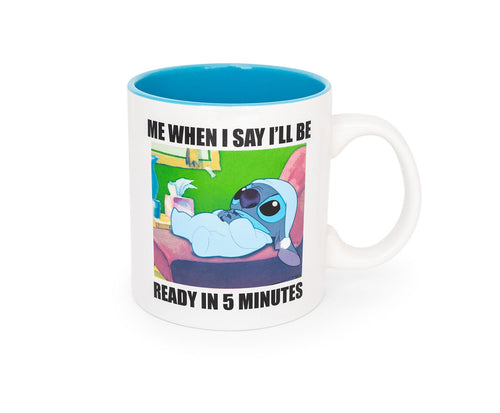 Disney Lilo & Stitch When I Say I'll Be Ready Ceramic Mug | Holds 20 Ounces